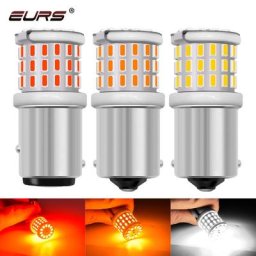 Clignotant blanc rouge jaune 24V ampoules LED CanBus 1156 BA15S P21W BAU15S 1157 BAY15D PY21W feu