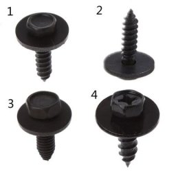 Kit d'assortiment encastré pour 10x T3ED pour tête arc autotaraudeuse vis Torx plates en acier