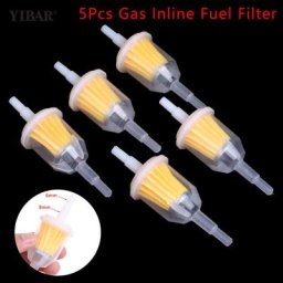 Filtre à essence en ligne 6mm-8mm 1/4 "" 5 pièces pour tondeuse à gazon petit moteur moto quatre