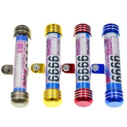 Support universel étanche pour Tube de moto disque d'immatriculation étiquette accessoires de