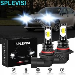 Ampoules de phares à LED pour voitures feux de route lumière blanche 6000K pour Lexus ES IS C