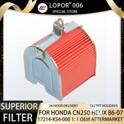 Lopor – filtre à Air pour moto élément de nettoyage d'admission pour Honda CN250 Helix 86-07 CN