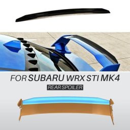 Capuchon de microphone arrière pour SUBARU WRX STI MK4 aile d'extension ABS brillant noir