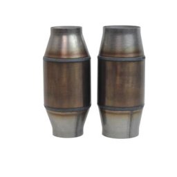 Convertisseur catalytique de course à noyau métallique 2.5 ""3"" 200 cpsi haute performance sport