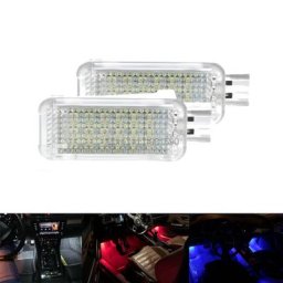 Lumière LED pour plancher de voiture pour Audi A3 A4 A5 horizon Volkswagen Golf 4/5/6 Skoda Octavia