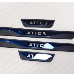 BYD Atto 3 2022 – accessoire en acier inoxydable pour seuil de porte plaque de protection de