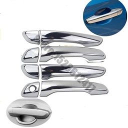 Garniture de bol de poignée de porte de voiture chromée ABS couvercle de poignée latérale