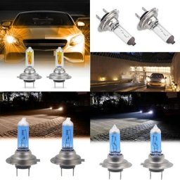 Ampoule halogène H7 super lumineuse phares antibrouillard lumières de sauna automatiques source