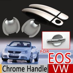 Couvercles de poignée de porte chromés pour VW EOS ensemble de garnitures Volkswagen EOS