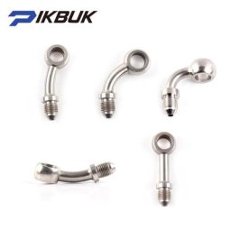 Tuyau d'huile de frein hydraulique AN3 pour moto raccord de ligne en acier inoxydable trou de 10mm