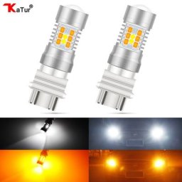 Ampoules LED pour clignotants avant haute puissance blanc ambre 2835 28-SMD 3157 3357 3457