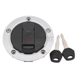 Serrure de couvercle de bouchon de gaz de carburant de moto avec 2 prédire pour Suzuki GSX-R GSPoly