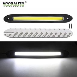 YCCPAUTO – 1 pièce de feux de jour LED flexibles haute puissance COB DRL éclairage de coffre de