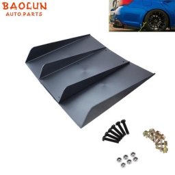 BAOLUN-Pare-chocs arrière universel pour BMW E46 4 ailerons de requin diffuseur de voiture