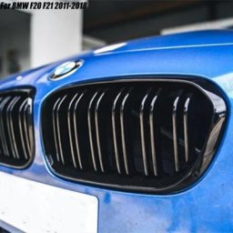 Calandre avant à Double ligne noire et brillante pour BMW série 1 F20 F21 116d 120i 120d M135i