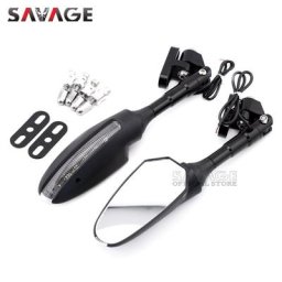 Rétroviseurs Clignotants LED pour BMW Kunding S 2005-2007/ K1300S 2009-2015 Accessoires Moto Vue