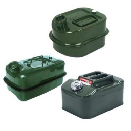Jerrycan doré pour voiture 3L 5L 10L carburant diesel précieux poignée de 3 barres rangement