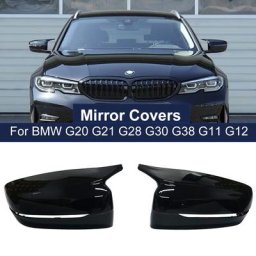 Couvercle de rétroviseur latéral extérieur noir carbone capuchon pour BMW Série 3 G20 G21 G28