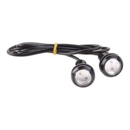 Lampe LED ultramince à œil d'aigle DRL pour voiture éclairage de jour 23mm 12V 1 paire