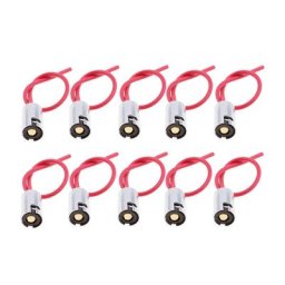 Connecteur BA9S 10 pièces porte-douille faisceau d'ampoule pré-câblé