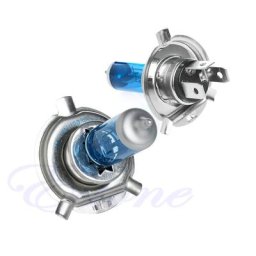Ampoules halogènes H4 pour phares de voiture 2 pièces lumière blanche brillante 100W 12V 5000K
