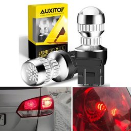 AUXITO-Ampoules LED de feu stop de frein de voiture feu arrière automatique rouge pour Audi BMW