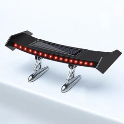 Mini feu arrière LED universel à énergie solaire Anti-collision étanche pour voiture