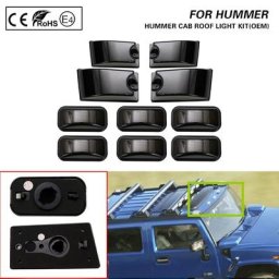 Kit d'éclairage de toit pour Hummer H2 2003-2009 H2 SUT 2005-2009 style OEM 10 pièces