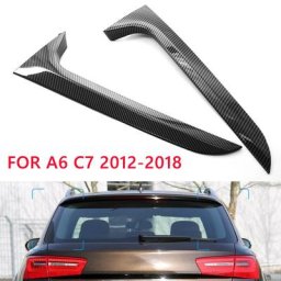 Becquet latéral de fenêtre arrière en plastique ABS pour Audi A6 C7 Allroad TDI Quattro 2012 –