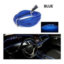 Bande lumineuse LED fluo Flexible pour intérieur de voiture éclairage d'ambiance luminaire