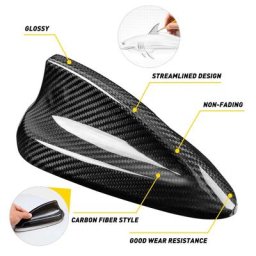 Couverture d'Antennes de Voiture en Fibre de Carbone Aileron de Requin pour BMW F22 F30 F32 F87