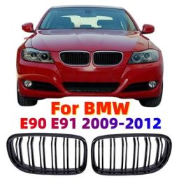 Calandre Double ligne pour voiture pour BMW E90 E91 LCI série 3 berline Wagon 325i 328i 335i 335xi