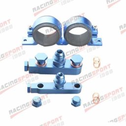 Kit d'assemblage de pompe à carburant bleu anodisé Billet de support pour b-osch 044