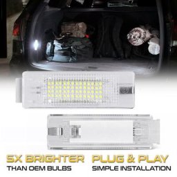 Lampes LED pour coffre de bagage 18 SMD éclairage intérieur pour coffre de Seat Leon Ibiza Toledo