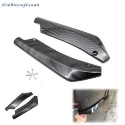 Pare-choc Arrière Universel en Fibre de Carbone pour Voiture 2 Pièces Diffuseur Mathiateur