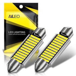 AILEO-Ampoule LED CANBUS C5W pour Nikde Voiture Lampe de Lecture Blanche Puce 4014 12V 31mm
