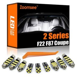 Zoomsee-Kit d'éclairage intérieur LED pour BMW Série 2 F22 F87 Coupé 218i 220d xDrive 220i