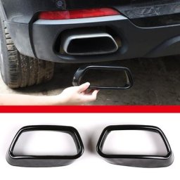 Couvercle de silencieux d'échappement en acier inoxydable pour BMW X5 F15 2014 – 2018 X6 F16