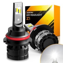 AUXITO 2Pcs Mini H4 Turbo LED Phares H7 H8 H11 H13 9005 9006 HB3 HB4 9012 9007 LED Ampoule de Phare