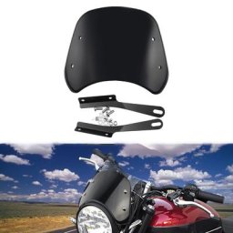 Pare-brise de moto ABS déflecteur de vent couvertures de pare-brise lentille d'écran pour Harley