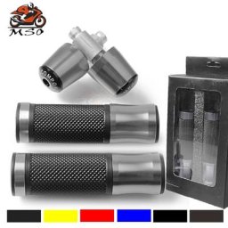 1 Set 7/8 en effet 22mm aluminium moto guidon main poignée bar fin Pour Suzuki GSXF GSPoly GSX-R 600