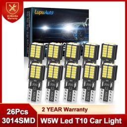Ampoules LED W5W T10 Canbus 3014SMD pour BMW Audi feux de position de stationnement de voiture