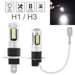 Ampoule LED Super brillante pour phare antibrouillard H1 H3 Canbus phare de voiture 30SMD 4014 12V