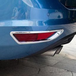 Couvercle antibrouillard arrière chromé ABS pour Volkswagen Touran garniture de lunette de phare