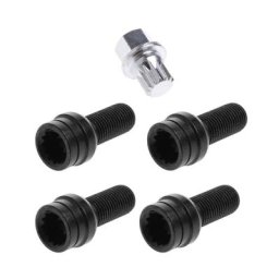 Jeu d'écrous de verrouillage de roue 4 + 1 avec clé pour VW Golf Jetta Beetle Passat Audi adapté