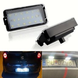 Lumières de plaque de planificateur de numéro LED de voiture gratuite courageux Seat Ibiza 6L