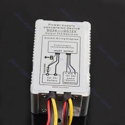 Convertisseur d'alimentation 24V à 12V DC-DC pour voiture 30a E7CA
