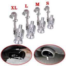 Sifflet turbo universel pour voiture aluminium son silencieux tuyau d'accès simulateur de