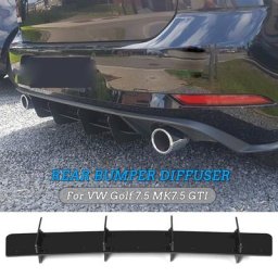 Diffuseur de Pare-Chocs Arrière pour VW Golf 7.5 GTI MKPirGTI Facelift Maxton Style Feel
