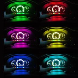 Ampoules LED T5 W3W 2 SMD 3014 pour tableau de bord de voiture 12V DC W1.2W 70 73 74 79 85